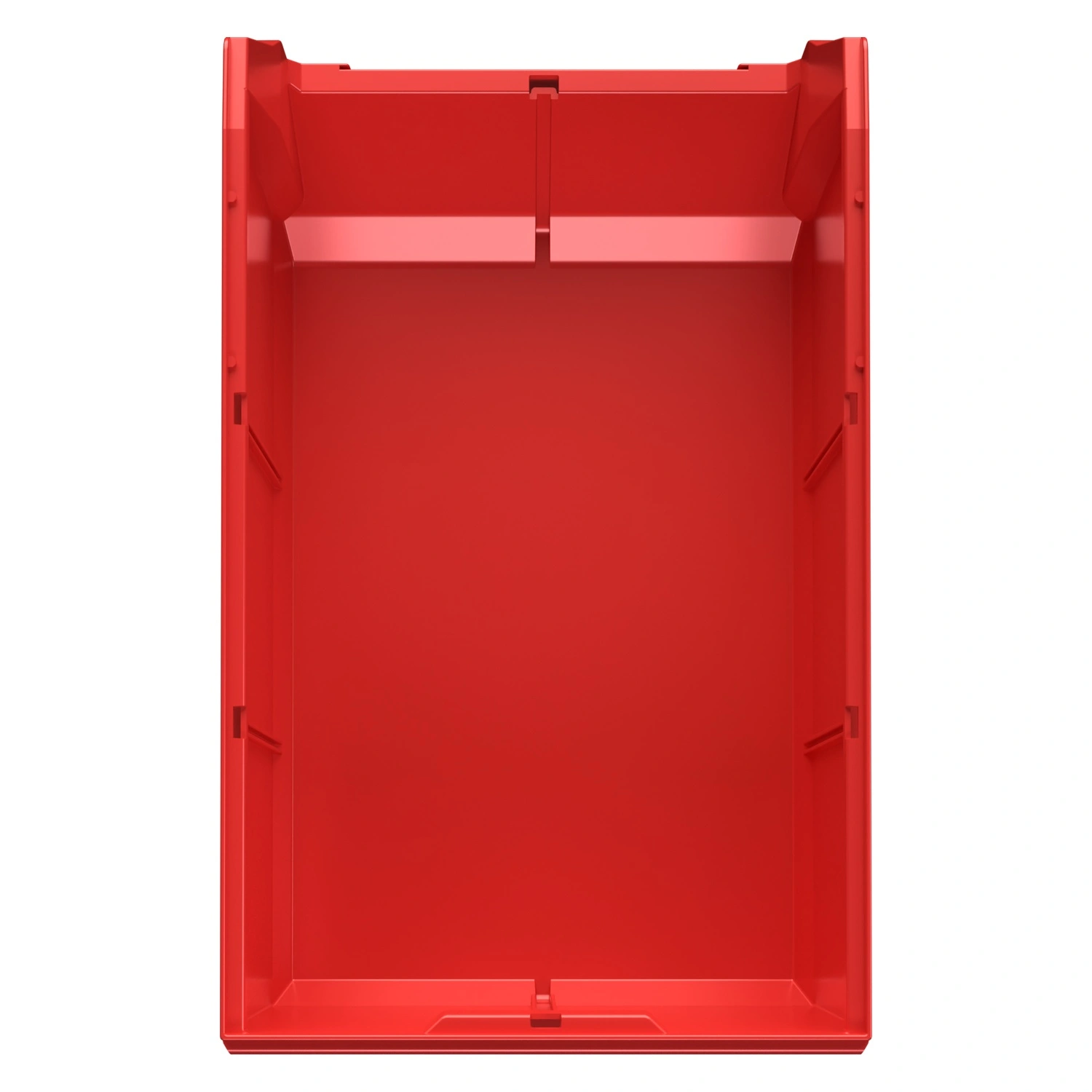 Складской лоток Logic Store 500х300х200 мм iPlast красный с отверстиями для перегородок N2 (12.406.2)