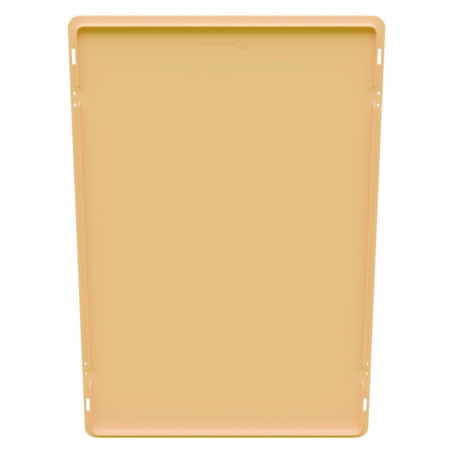 Крышка пластиковая 600х400 мм iPlast жёлтая для ящиков KLT-6415, 6429, 6147,6280 EC-6422, 6432, 6442