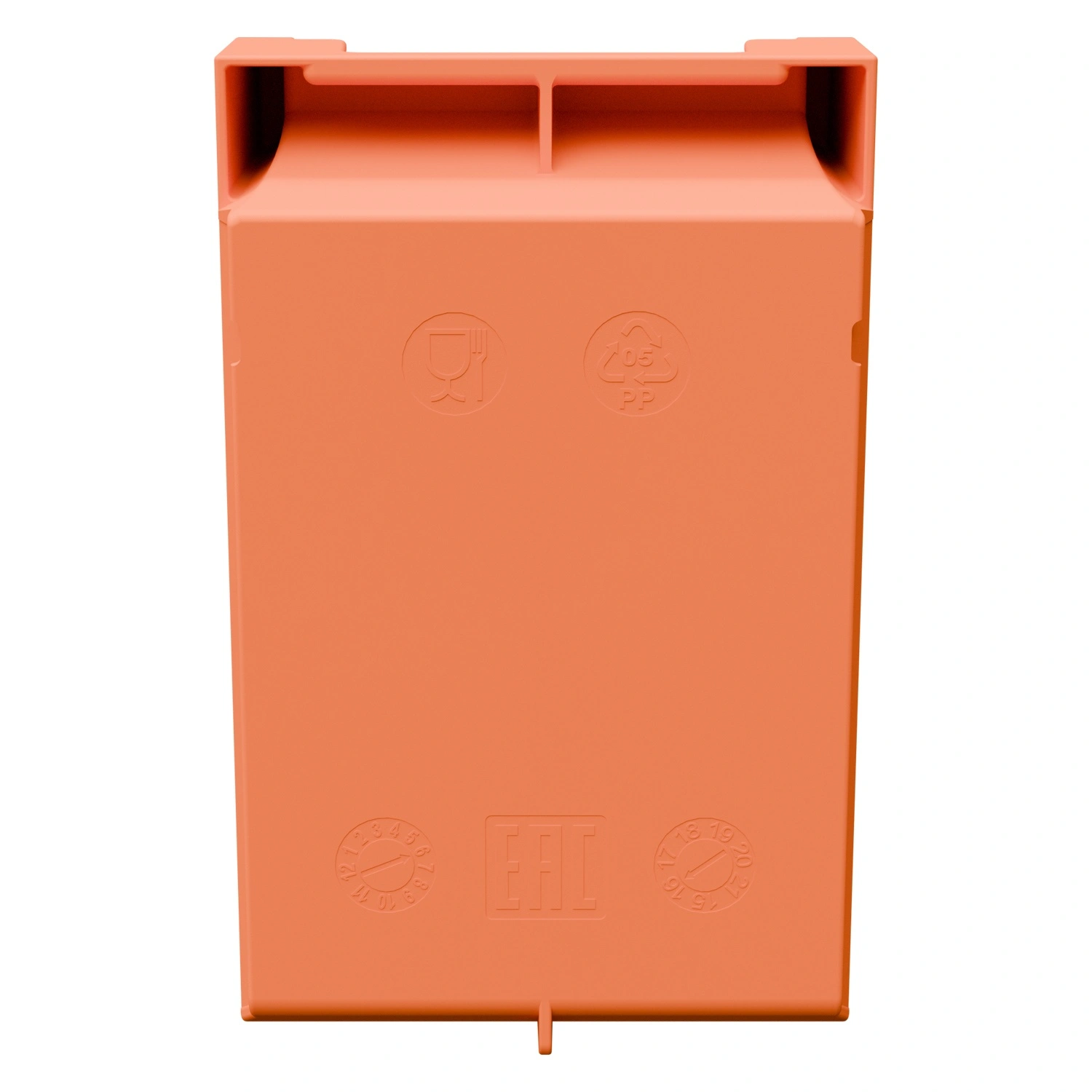 Складской лоток Logic Store 165x100x75 мм iPlast оранжевый