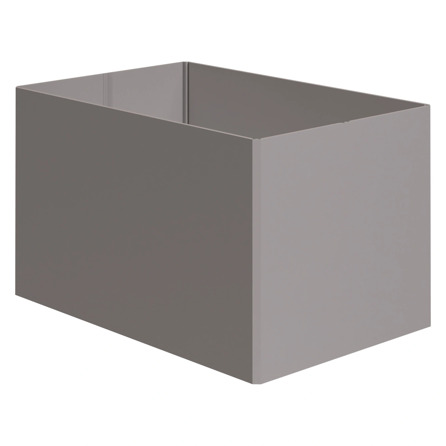 Стенка контейнера СПП 1190x790x700 мм iPlast PolyBox серая