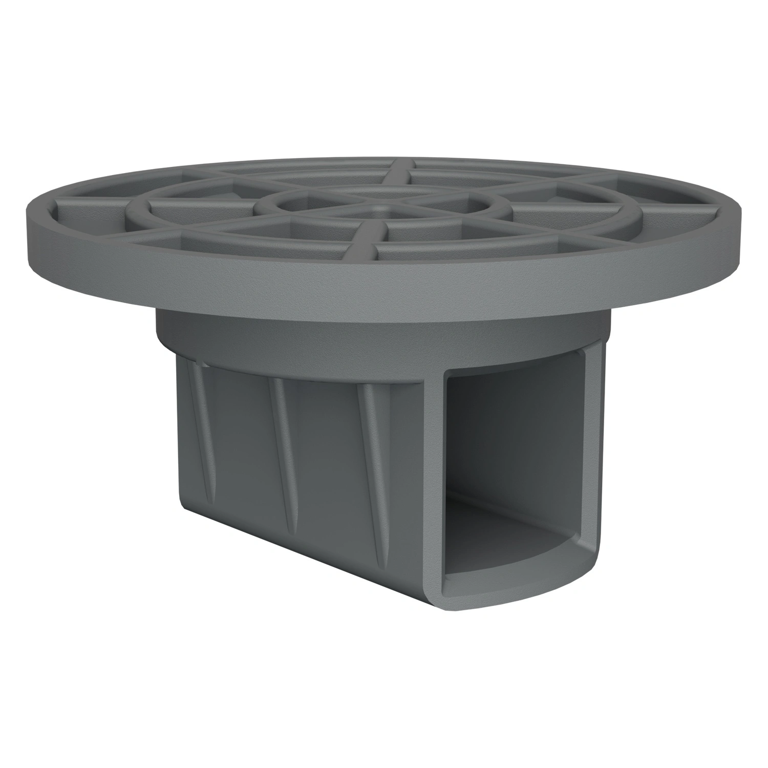 Фиксатор iPlast серый для труб усиления разборного контейнера PolyBox Фиксатор iPlast серый для труб усиления разборного контейнера PolyBox