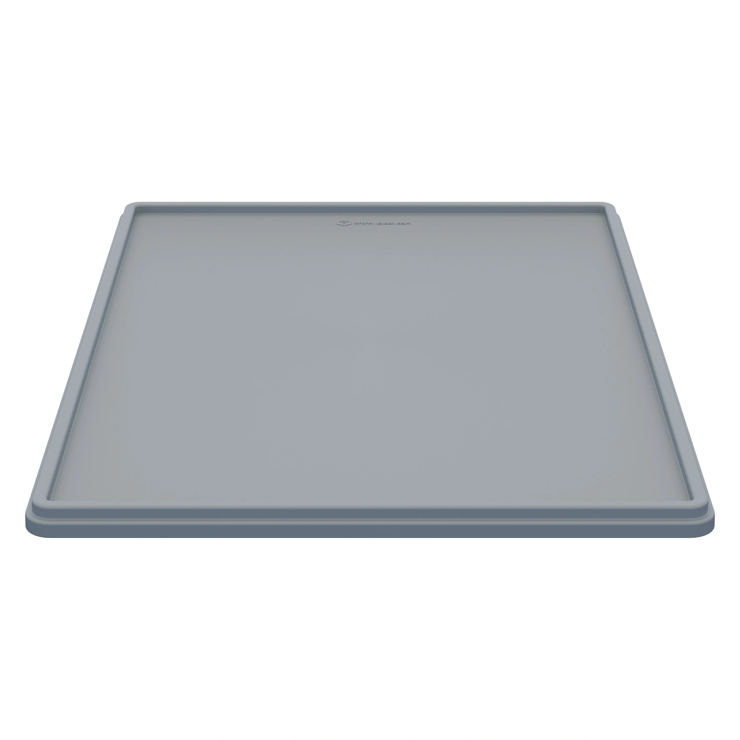 Крышка пластиковая 810х610 мм iPlast светло-серая для ящиков EC-8632