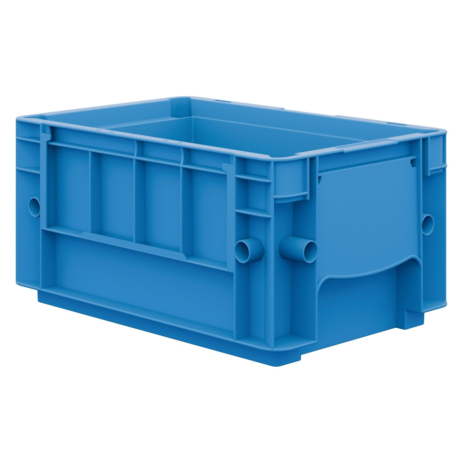 Ящик RL-KLT 3147 297х198х147,5 мм iPlast голубой с дренажными отверстиями в дне