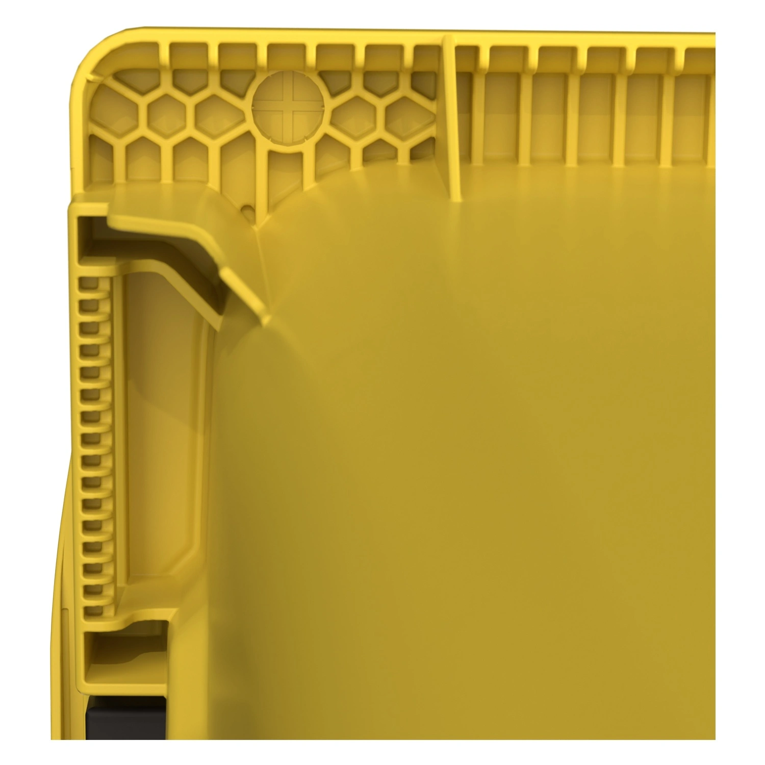 Мусорный контейнер 1100 л iPlast жёлтый 4-колёсный с жёлтой крышкой N2 (20.807.2)
