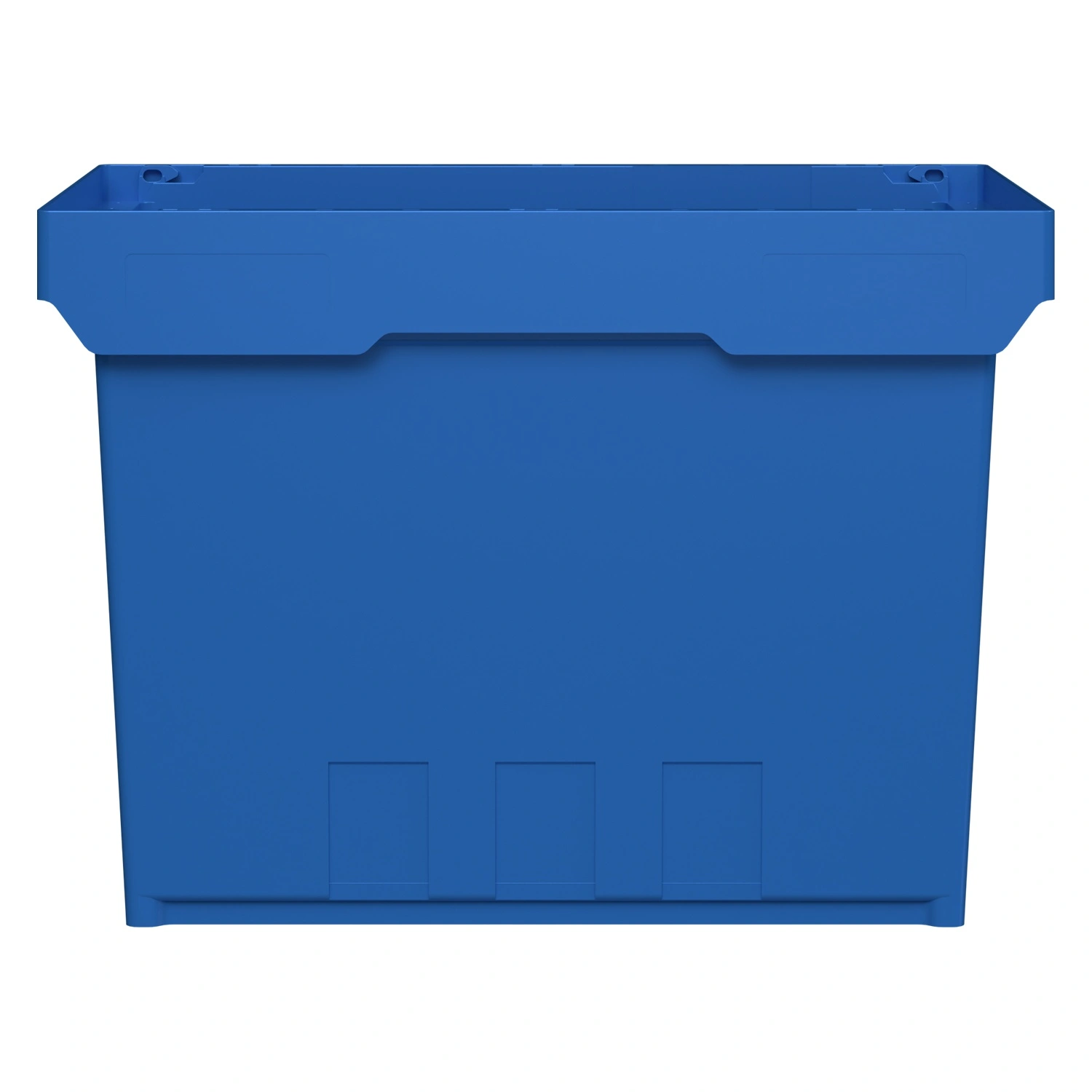 Вкладываемый контейнер INSTORE KVR-6442 600x400x435 мм iPlast голубой с усиленным дном