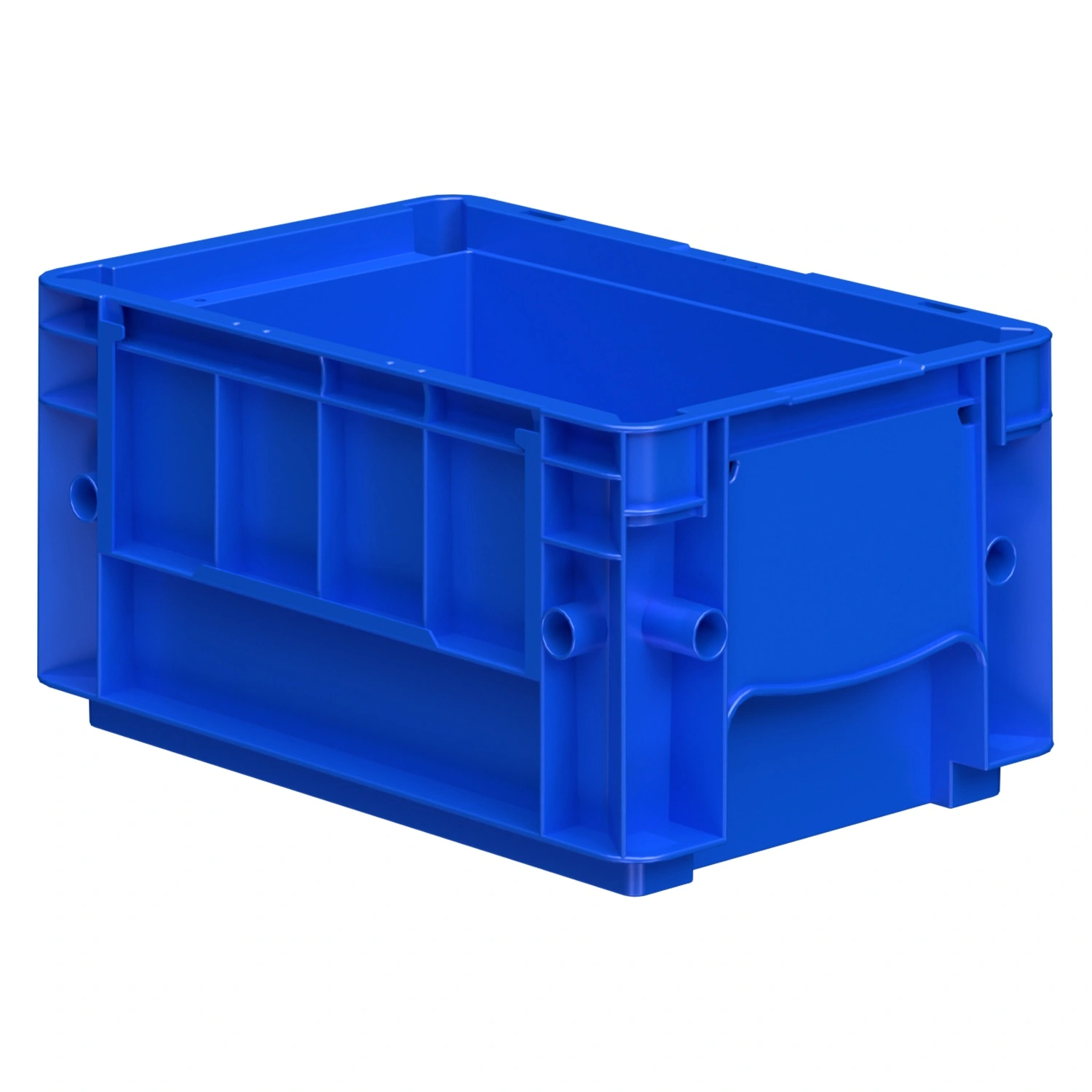 Ящик RL-KLT 3147 297х198х147,5 мм iPlast голубой с дренажными отверстиями в дне Ящик RL-KLT 3147 297х198х147,5 мм iPlast голубой с дренажными отверстиями в дне