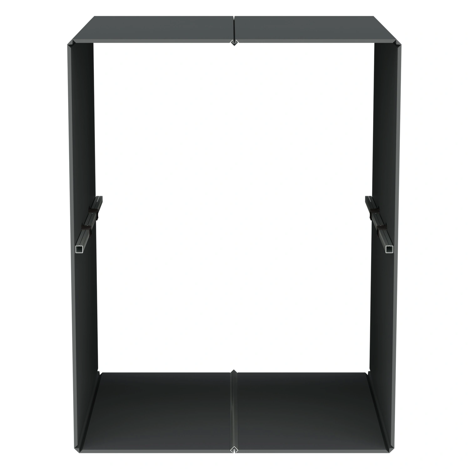 Стенка контейнера Diamond 1425х1095х1125 мм iPlast PolyBox серая Z-образного сложения