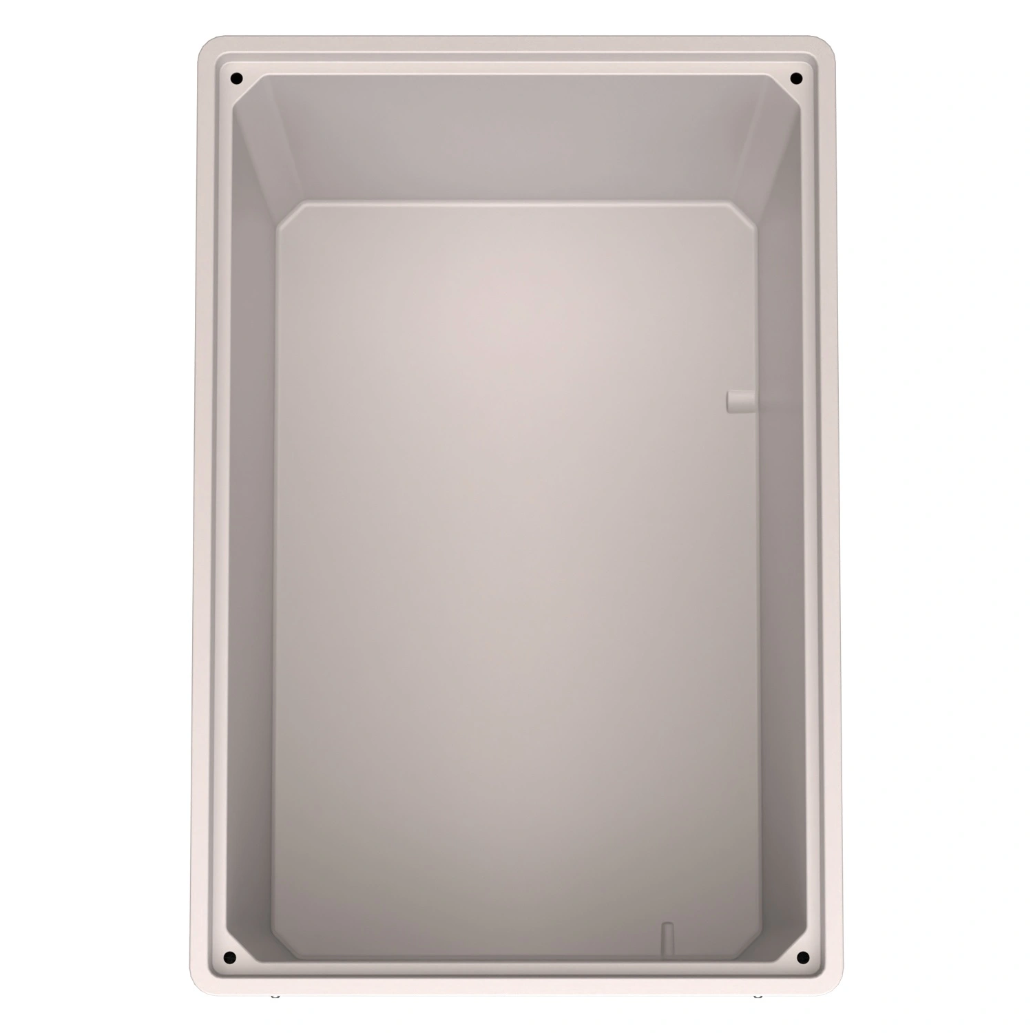 Большой контейнер 1200х800х920 мм iPlast iBOX светло-серый со сплош. стенками и дном на колёсах с пробкой 2 дюйма Большой контейнер 1200х800х920 мм iPlast iBOX светло-серый со сплош. стенками и дном на колёсах с пробкой 2 дюйма
