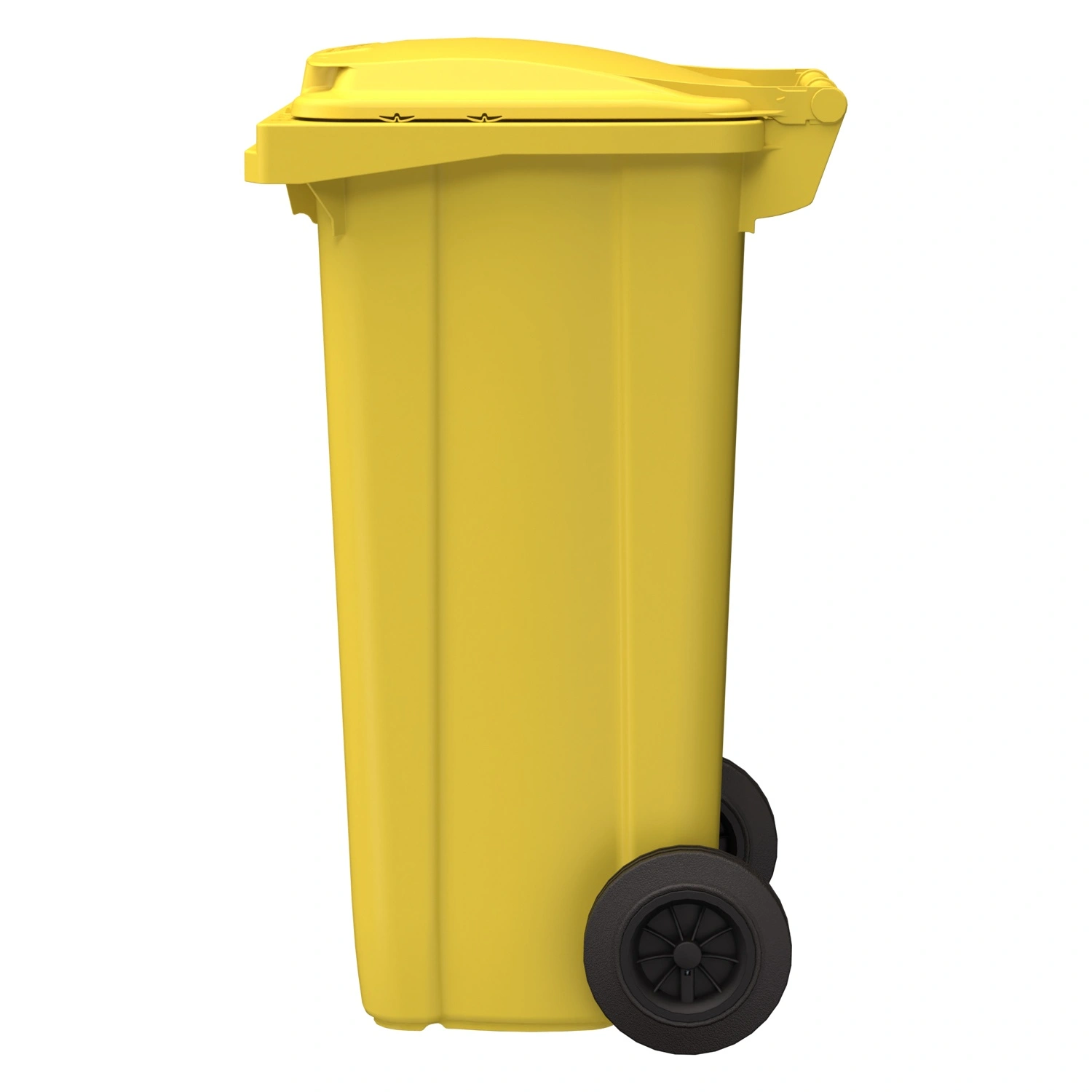 Мусорный контейнер 120 л iPlast жёлтый 2-колёсный (д. 200 мм) с жёлтой крышкой NEW (20.805) Мусорный контейнер 120 л iPlast жёлтый 2-колёсный (д. 200 мм) с жёлтой крышкой NEW (20.805)