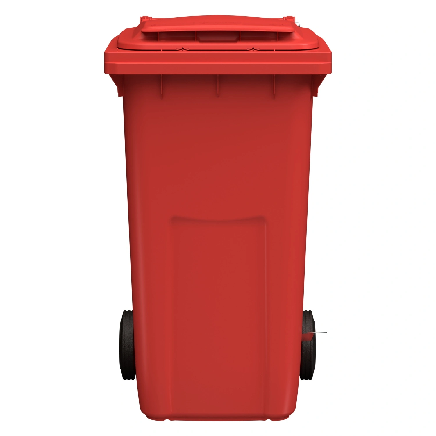 Мусорный контейнер 240 л iPlast красный 2-колёсный (д. 200 мм) с красной крышкой NEW (20.808) Мусорный контейнер 240 л iPlast красный 2-колёсный (д. 200 мм) с красной крышкой NEW (20.808)