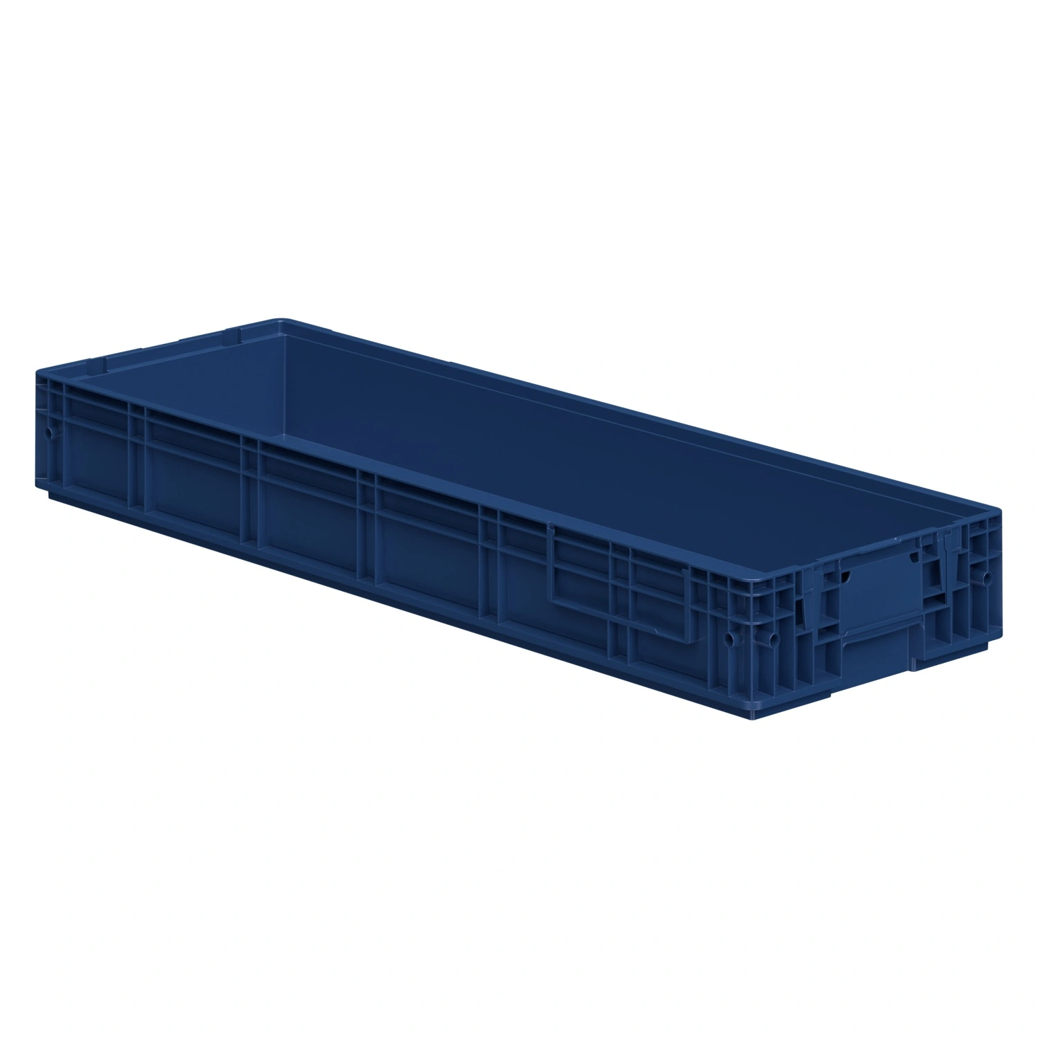 Ящик R-KLT 12415 1194x396x147,5 мм iPlast синий индиго со сплошными стенками и дном Ящик R-KLT 12415 1194x396x147,5 мм iPlast синий индиго со сплошными стенками и дном