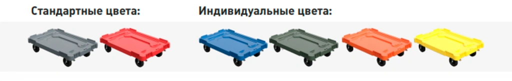 Цвета тележки