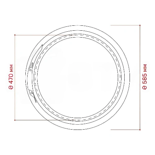 Размеры пластиковых бочек объемом 227 литров с&nbsp;крышкой (Open Top)