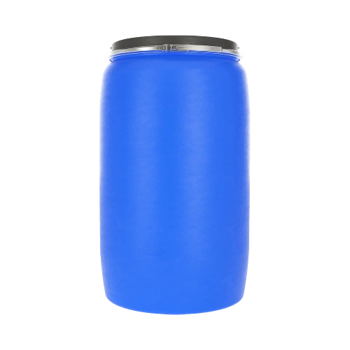 Пластиковые бочки объемом 227 литров с&nbsp;крышкой (Open Top) вид сбоку