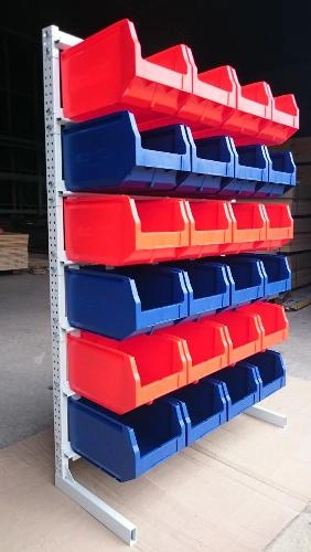 Как организовать хранение на складе с пластиковыми лотками