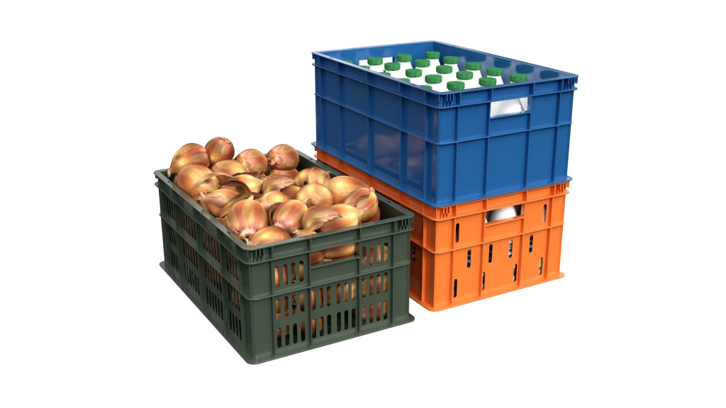 Пищевые пластиковые ящики