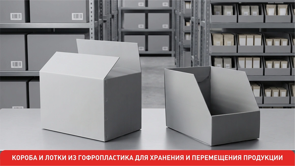Короба и лотки из гофропластика Ай-Пласт