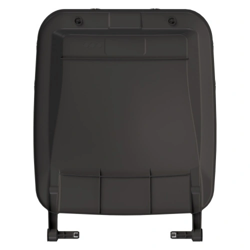 Крышка для мусорного контейнера 240 л (Light) iPlast тёмно-серая c осями для крепления
