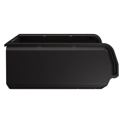 Складской лоток Logic Store 500х300х200 мм iPlast чёрный NEW (12.461)