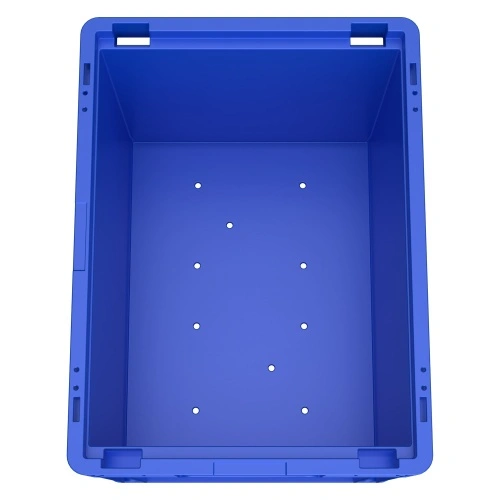 Ящик RL-KLT 4280 396x297x280 мм iPlast голубой c дренажными отверстиями в дне