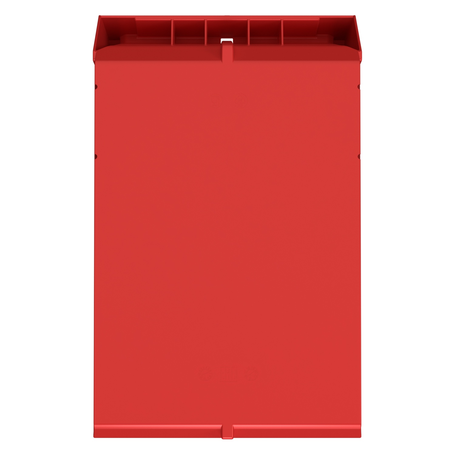 Складской лоток Logic Store 500х300х250 мм iPlast красный с отверстиями для перегородок N2 (12.407.2)