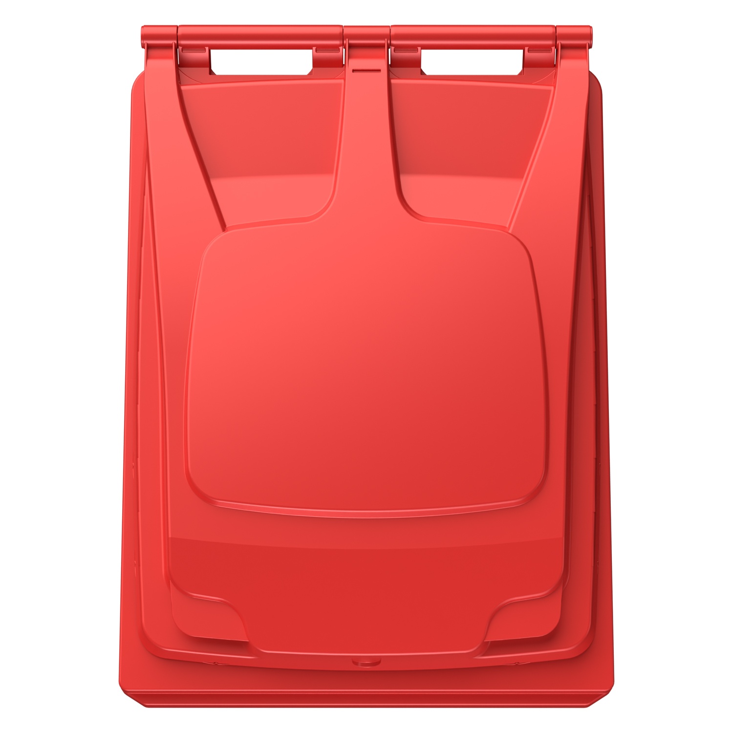 Мусорный контейнер 360 л iPlast красный 2-колёсный (д. 200 мм) с красной крышкой Мусорный контейнер 360 л iPlast красный 2-колёсный (д. 200 мм) с красной крышкой