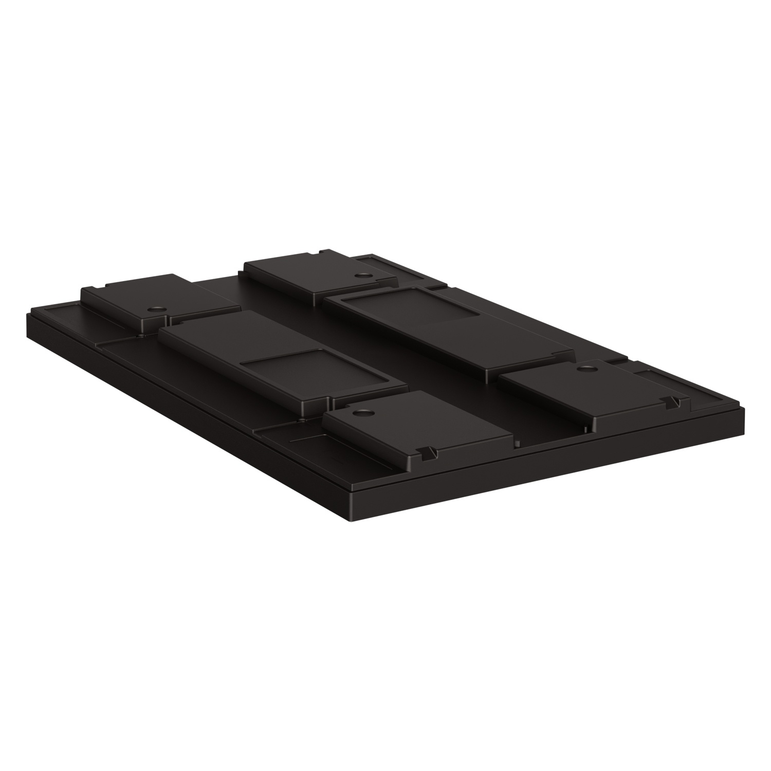 Крышка пластиковая BL 1200x800x50 мм iPlast чёрная
