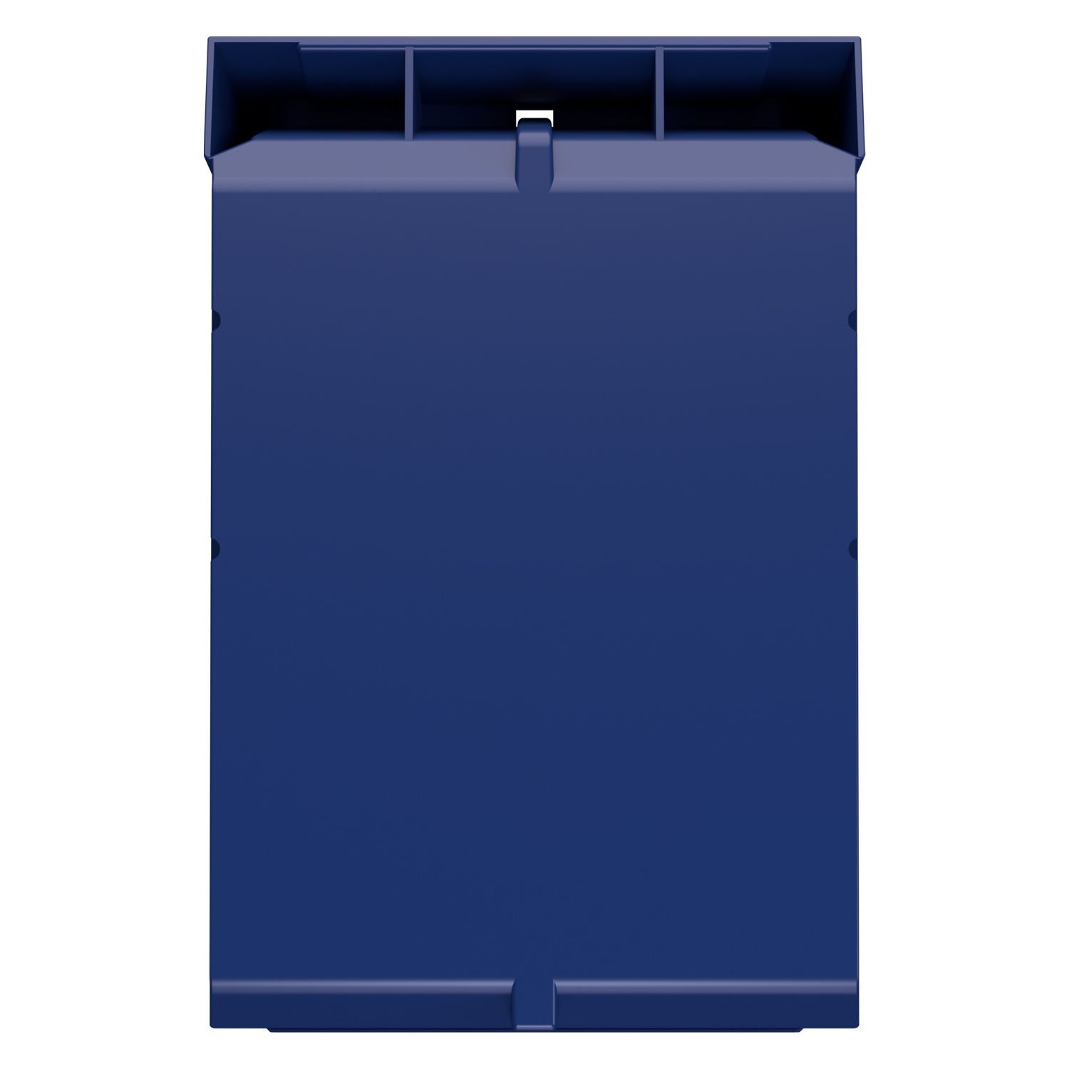 Складской лоток Logic Store 350x225x150 мм iPlast синий индиго с отверстиями для продольной перегородки