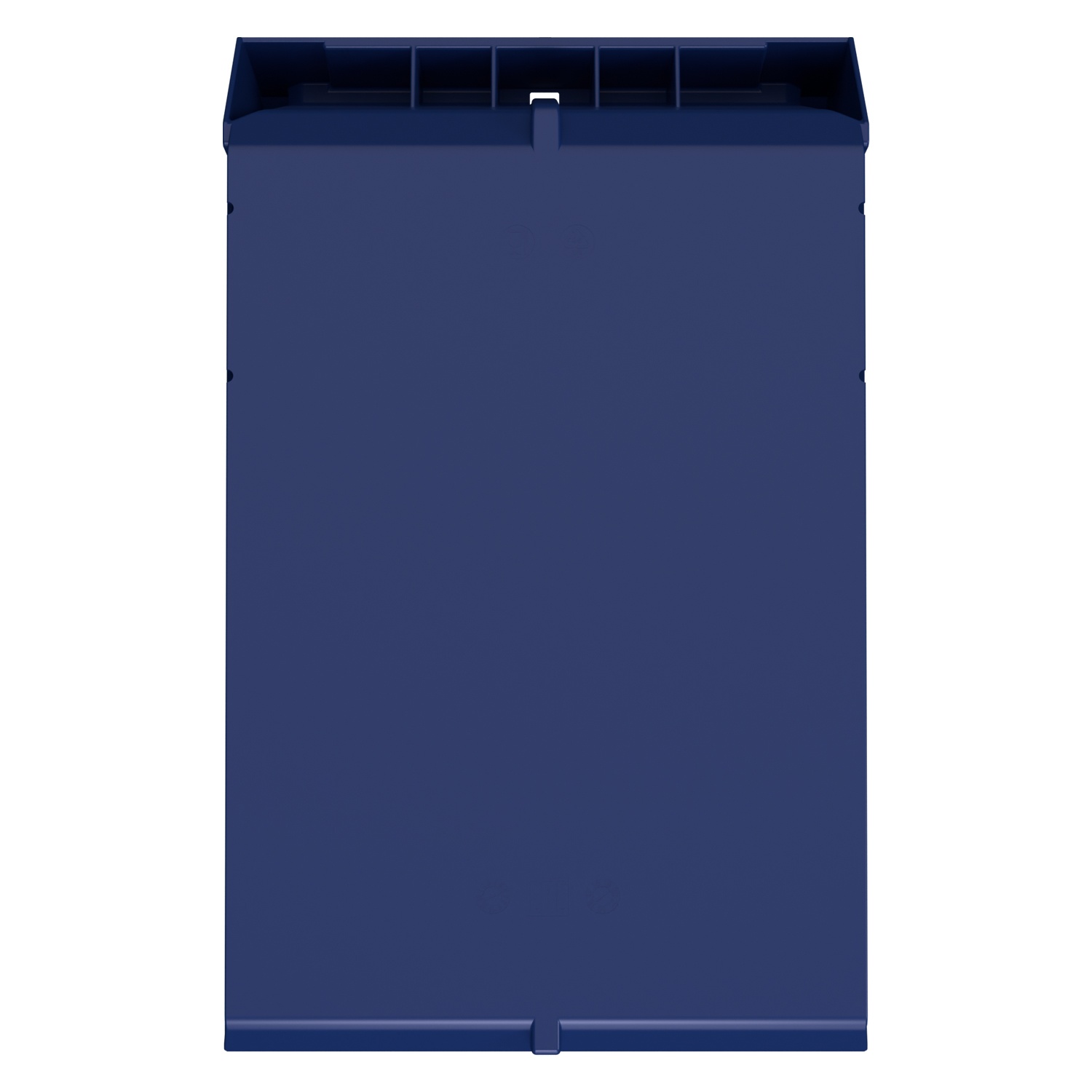 Складской лоток Logic Store 500х300х250 мм iPlast синий индиго с отверстиями для перегородок N1 (12.407.1)