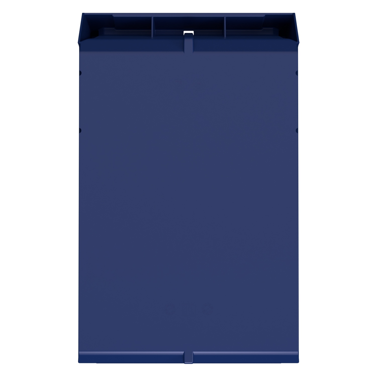 Складской лоток Logic Store 500x300x200 мм iPlast синий индиго с отверстиями для перегородок