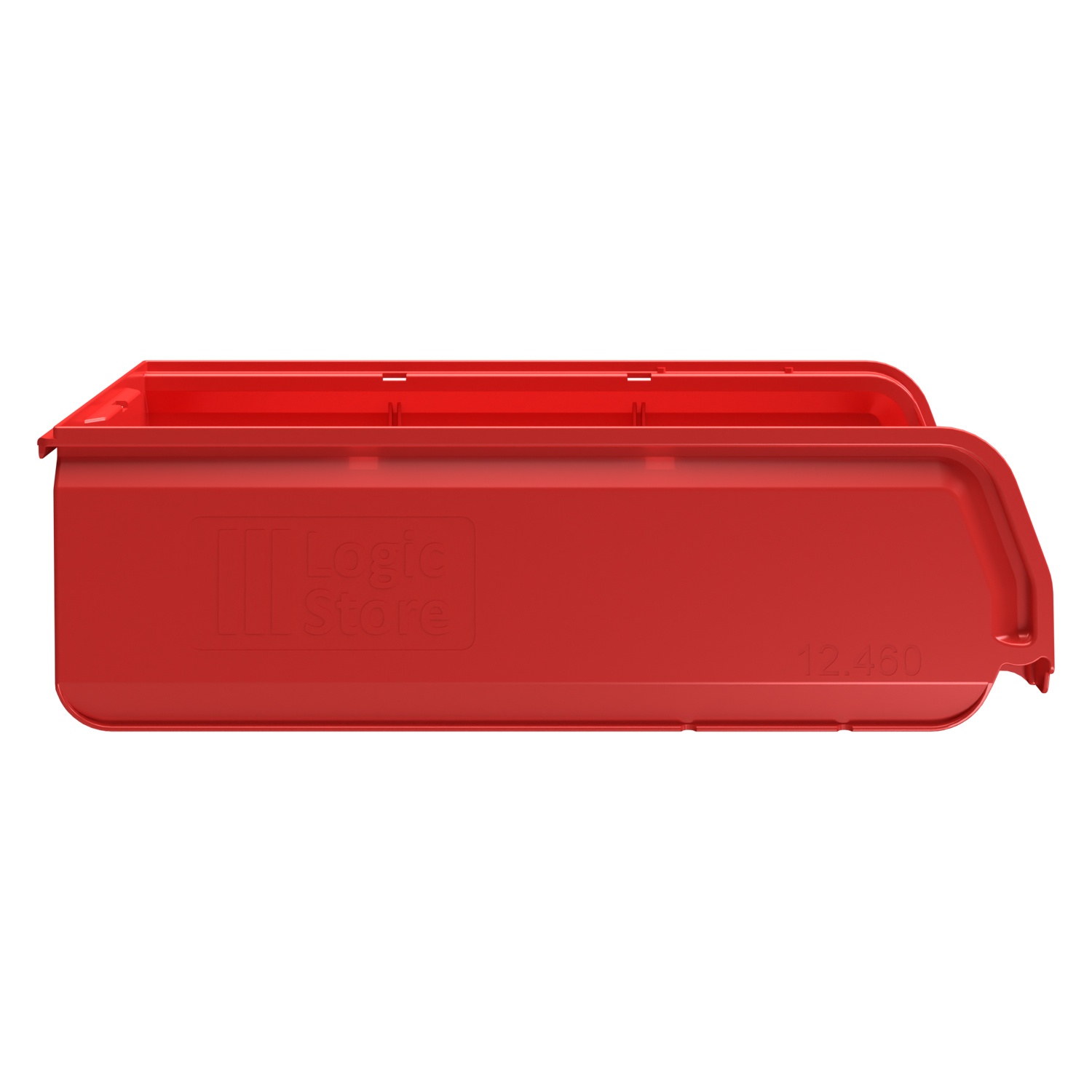 Складской лоток Logic Store 500х225х150 мм iPlast красный NEW (12.460)