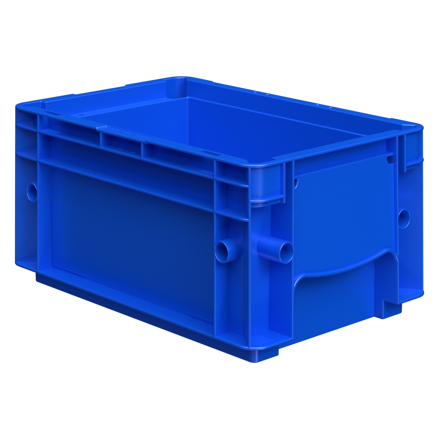 Ящик RL-KLT 3147 297х198х147,5 мм iPlast голубой с дренажными отверстиями в дне
