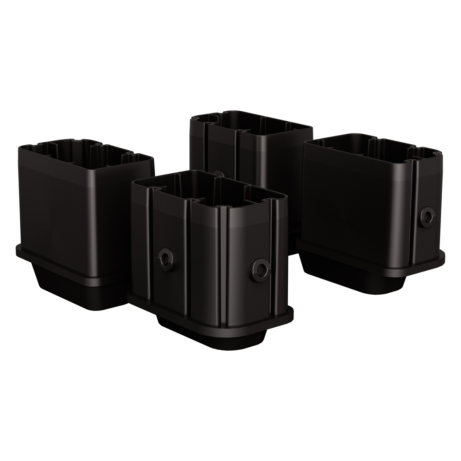 Ножки iPlast чёрные для большого контейнера iBOX 11.602