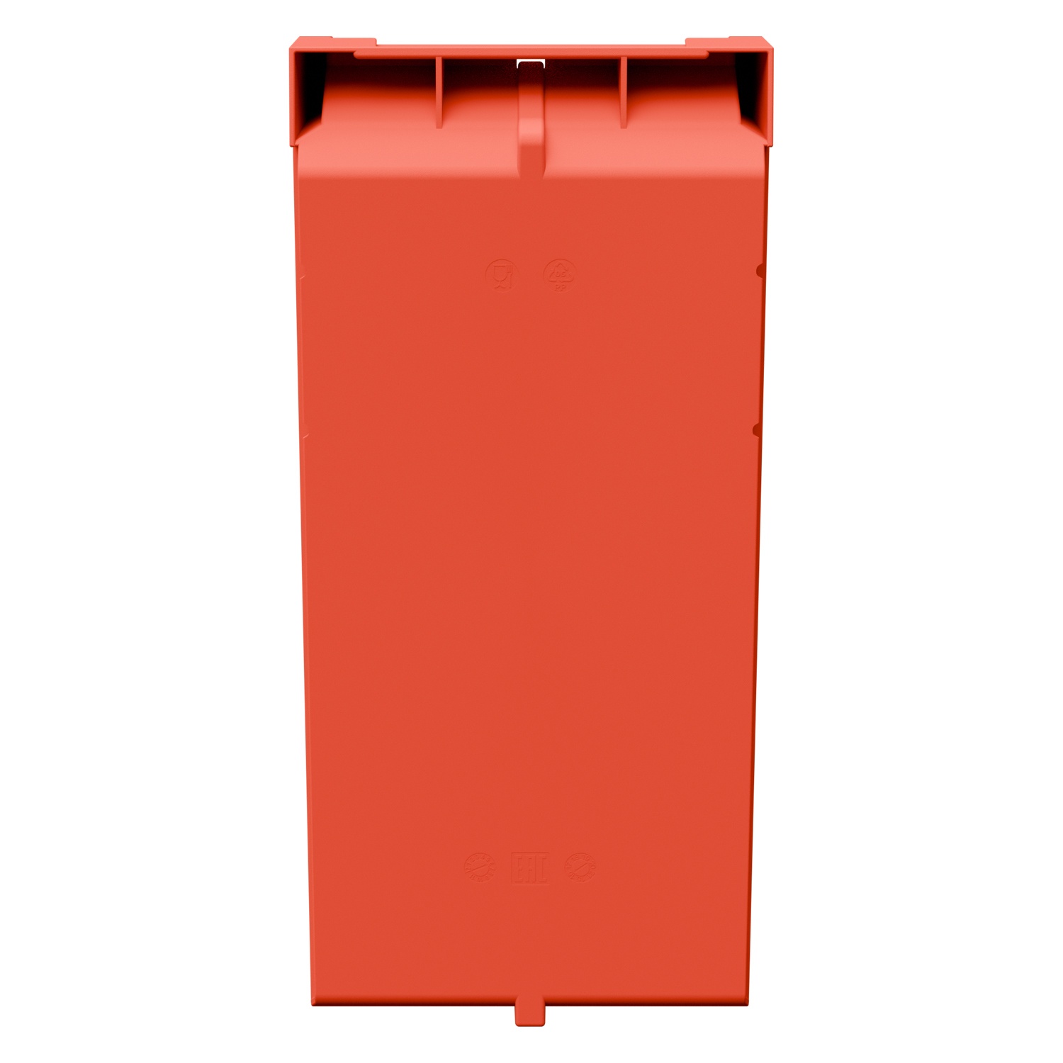 Складской лоток Logic Store 500х225х150 мм iPlast красный с отверстиями для перегородок N2 (12.405.2)