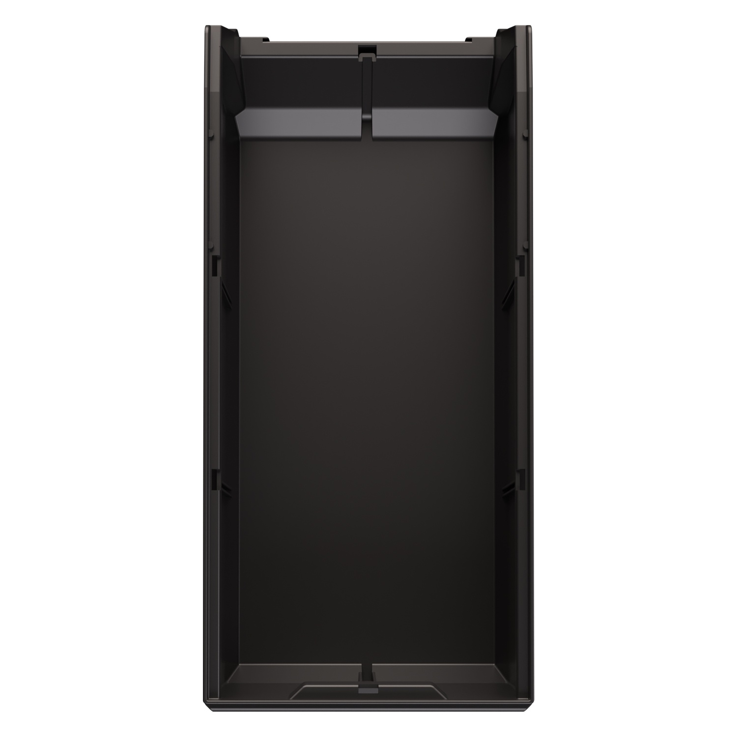Складской лоток Logic Store 500х225х150 мм iPlast чёрный ЭКО с отверстиями для перегородок N1 (12.405.1)