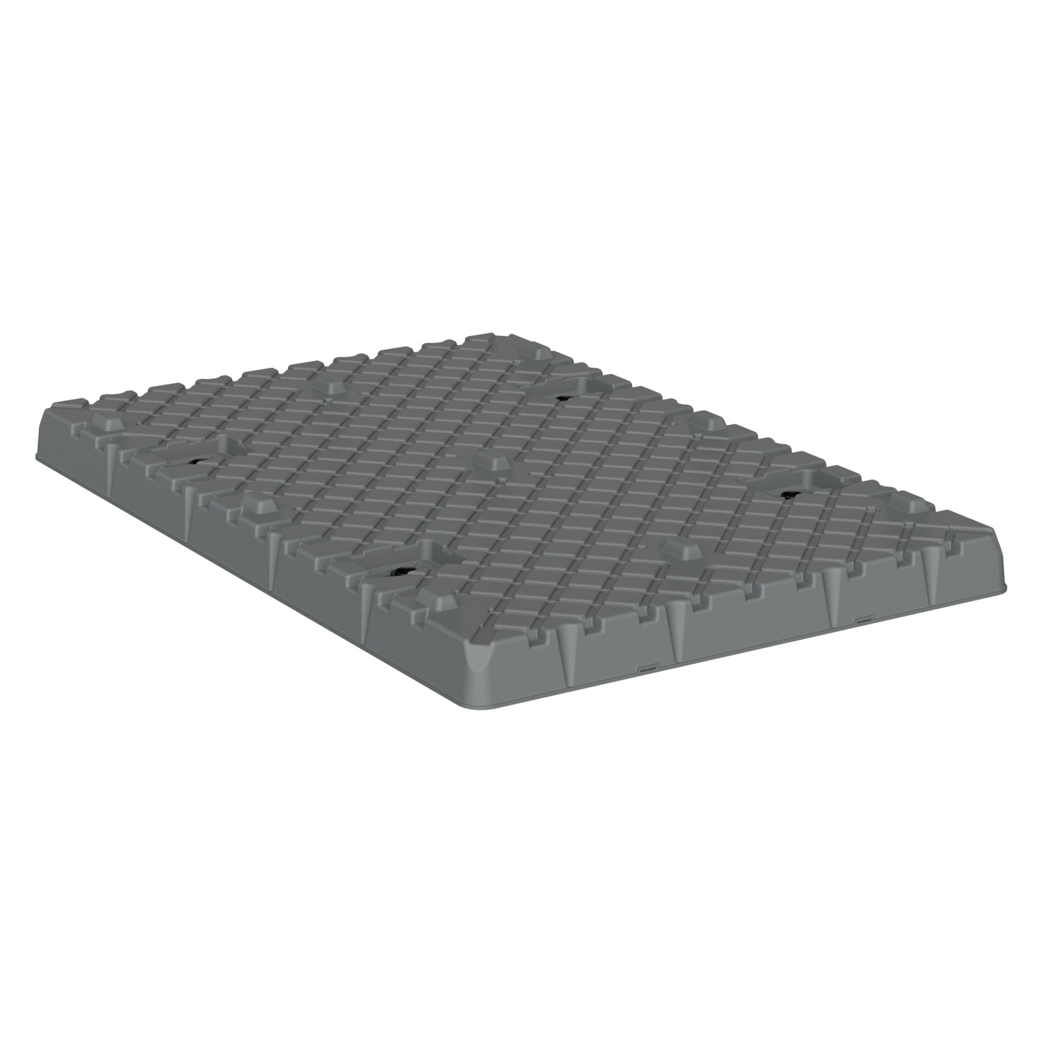 Крышка пластиковая 1220x820x90 мм iPlast серая для разборного контейнера TwinSheet