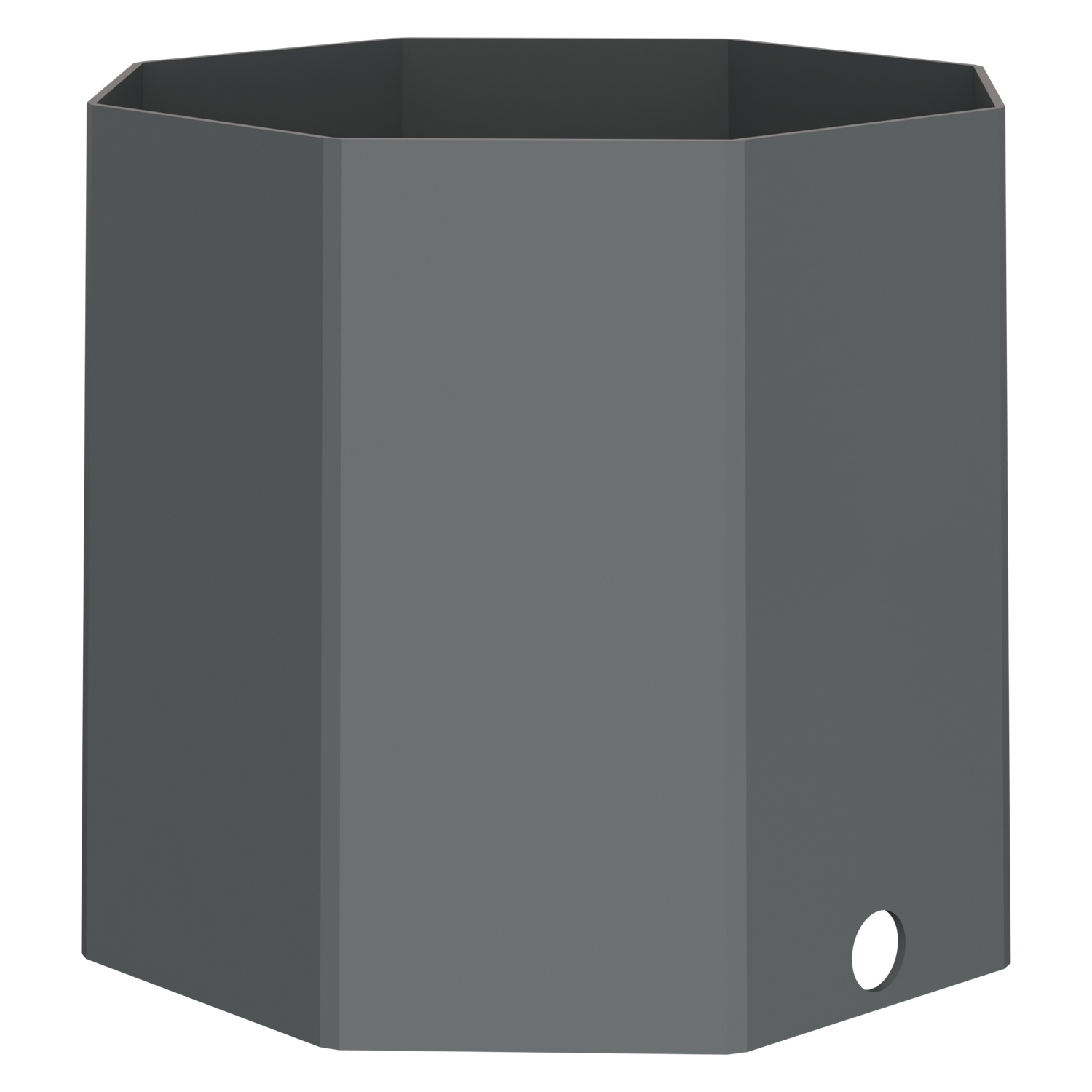 Стенка контейнера Diamond 1110х1110х840 мм iPlast PolyBox серая Октабин
