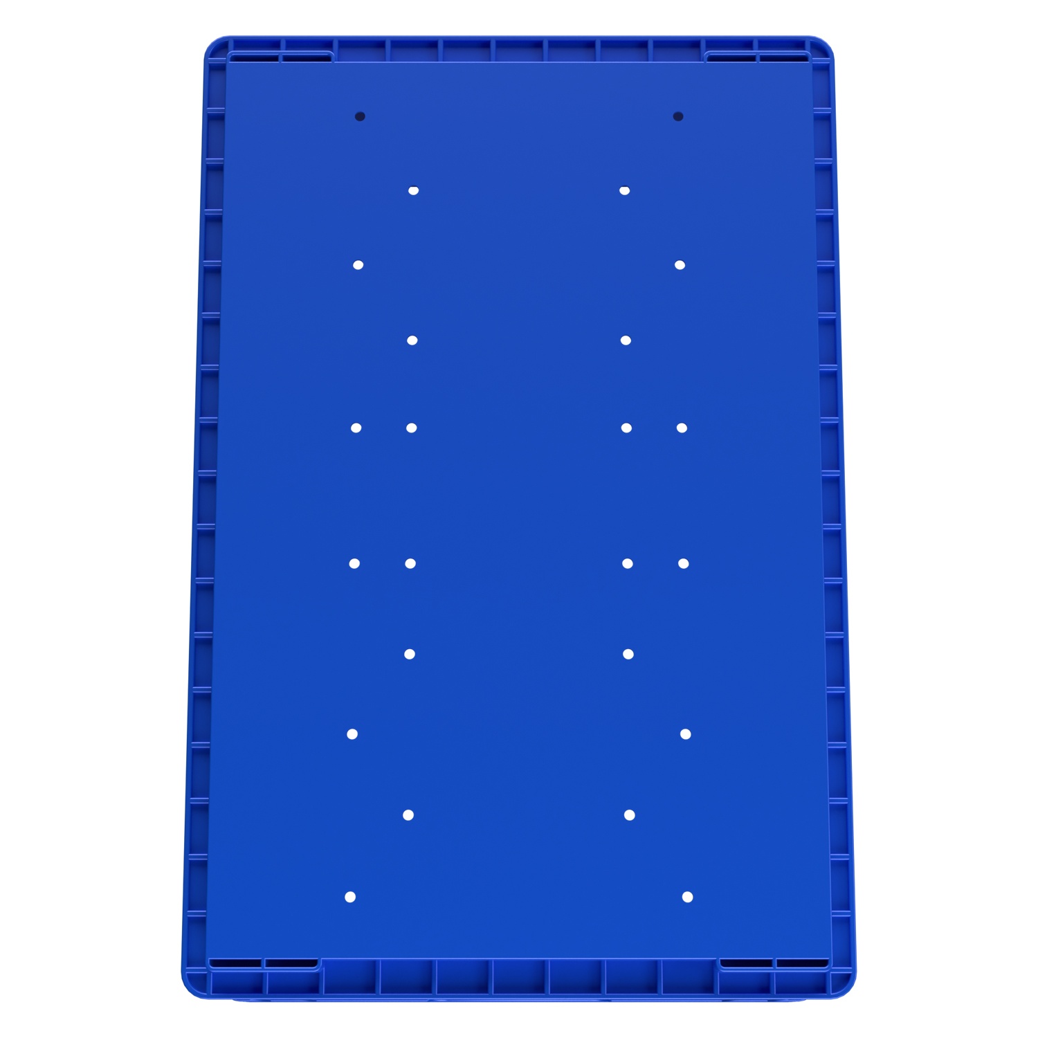 Ящик RL-KLT 6280 594х396х280 мм iPlast голубой с дренажными отверстиями в дне