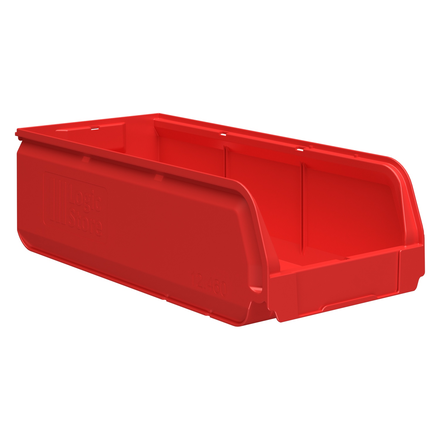 Складской лоток Logic Store 500х225х150 мм iPlast красный NEW (12.460)