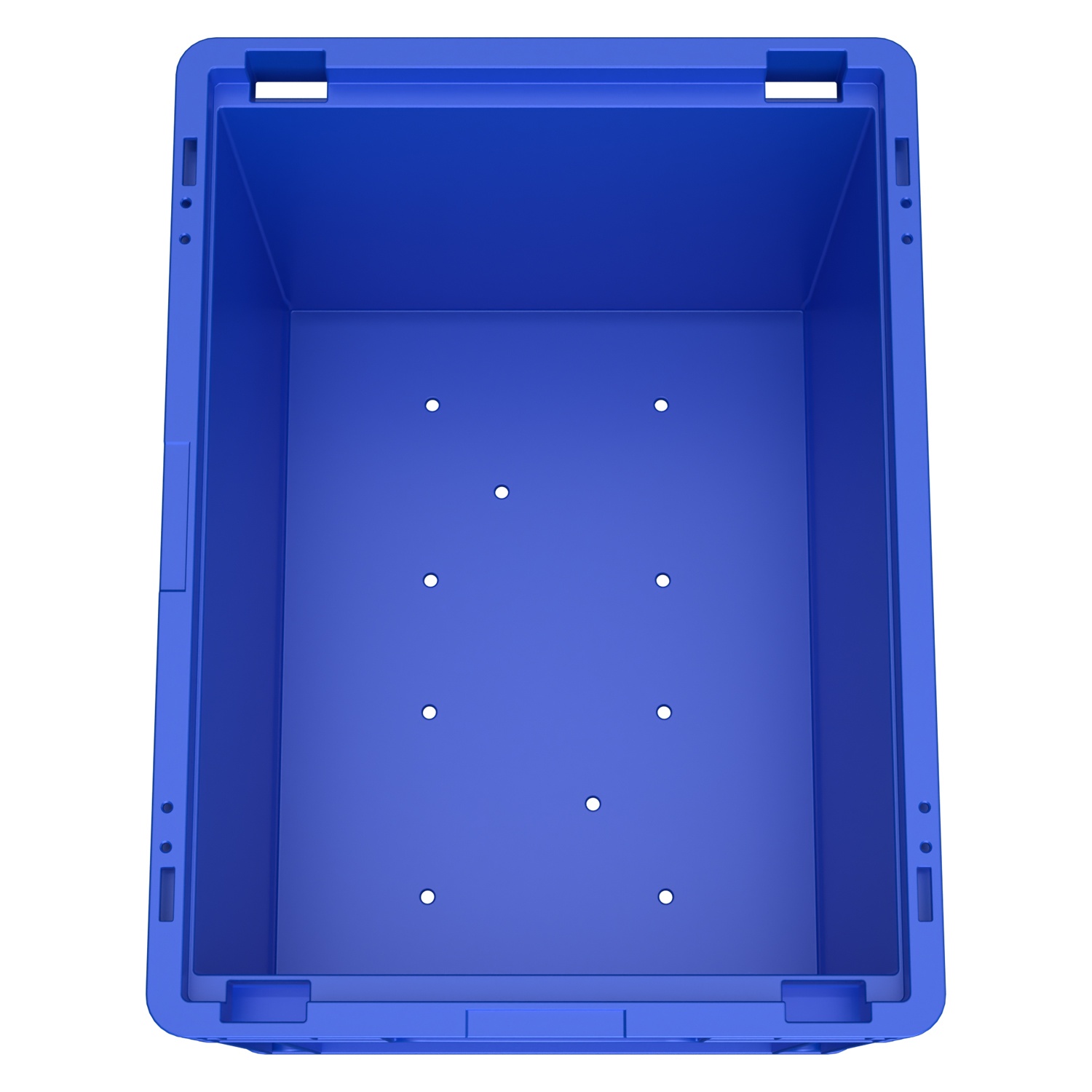 Ящик RL-KLT 4280 396x297x280 мм iPlast голубой c дренажными отверстиями в дне