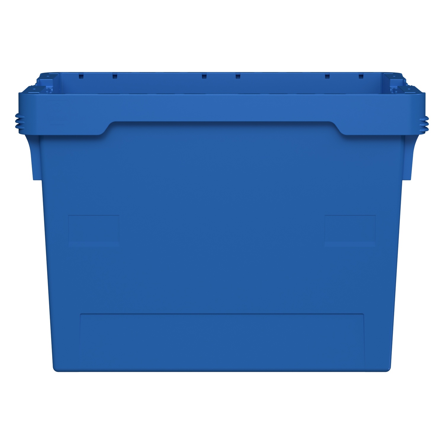 Вкладываемый контейнер INSTORE KV-6442.1 600x400x420 мм iPlast голубой со сплошным дном
