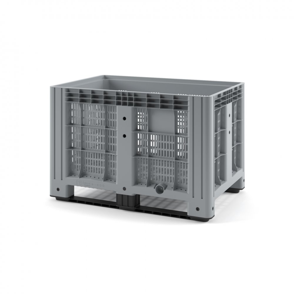 Пластиковый контейнер IBOX 1200х800 (перфорированный, на полозьях) Пластиковый контейнер IBOX 1200х800 (перфорированный, на полозьях)