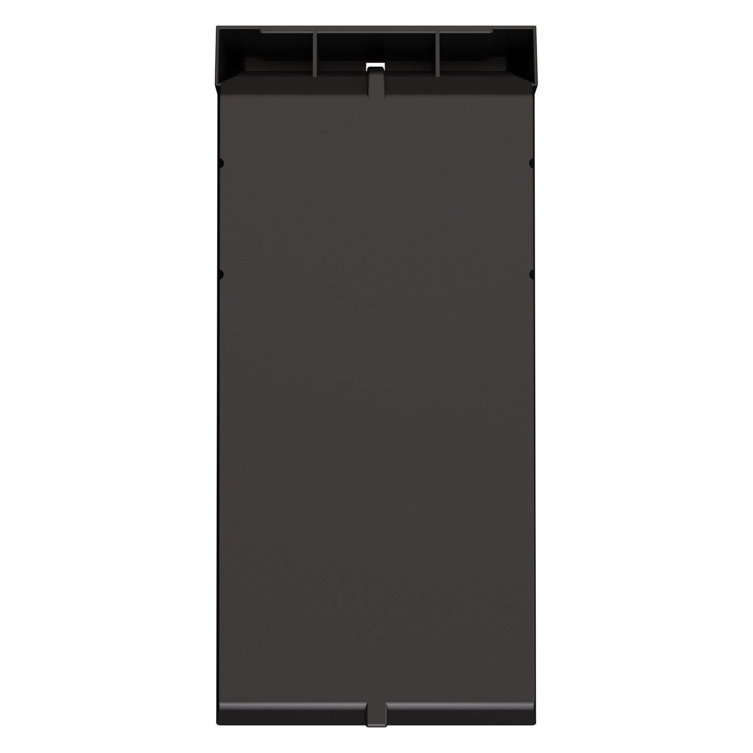 Складской лоток Logic Store 500х225х150 мм iPlast чёрный ЭКО с отверстиями для перегородок N1 (12.405.1)