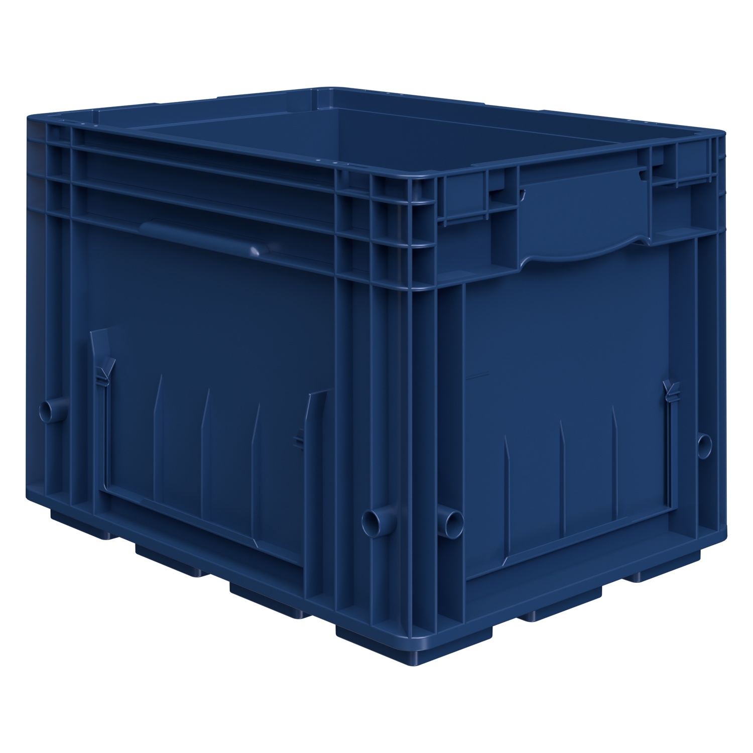 Ящик R-KLT 4329 396х297х280 мм iPlast синий индиго с усиленным дном 12.503.61 00000018862
