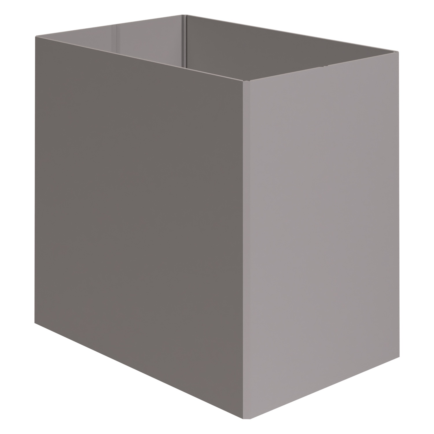 Стенка контейнера СПП 1190x790x1100 мм iPlast PolyBox серая