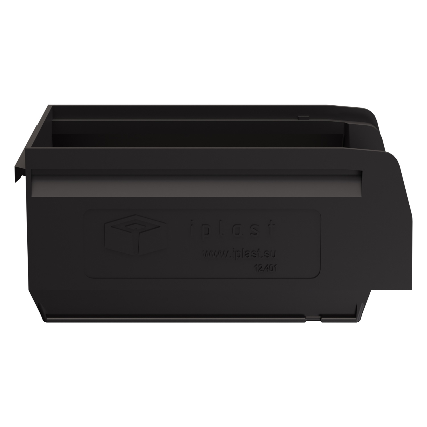 Складской лоток Logic Store 165х100х75 мм iPlast чёрный ЭКО