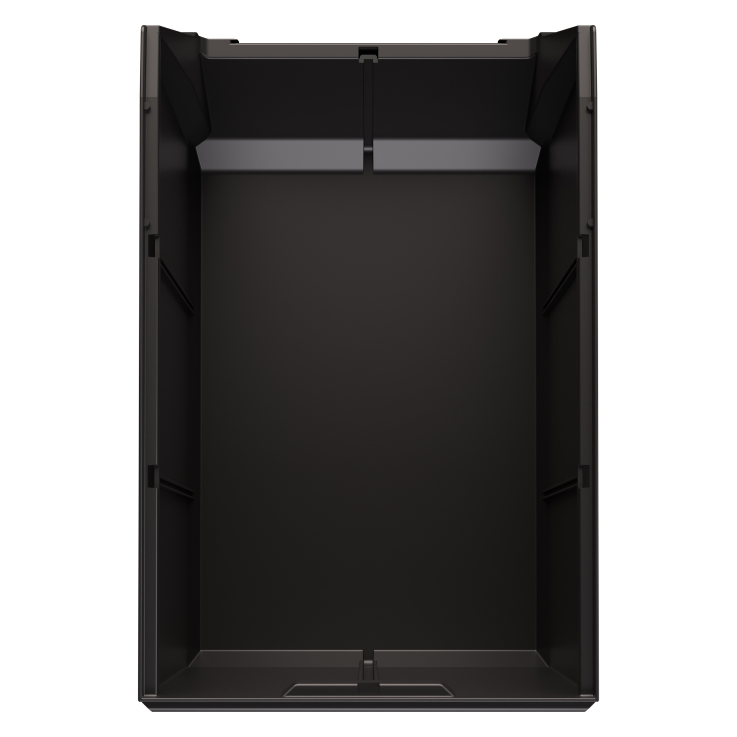 Складской лоток Logic Store 500х300х250 мм iPlast чёрный ЭКО с отверстиями для перегородок N1 (12.407.1)