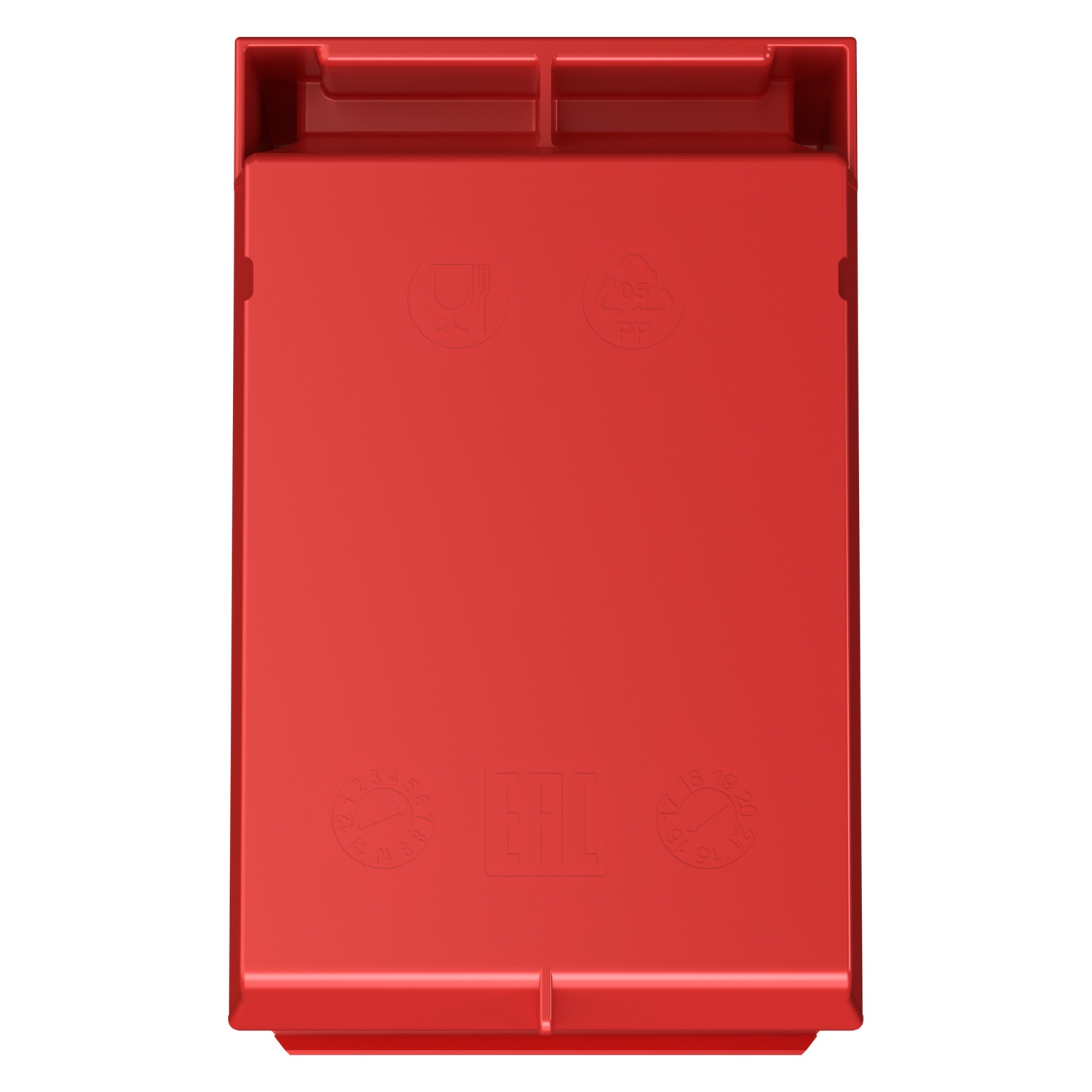 Складской лоток Logic Store 165х100х75 мм iPlast красный N2 (12.401.2)