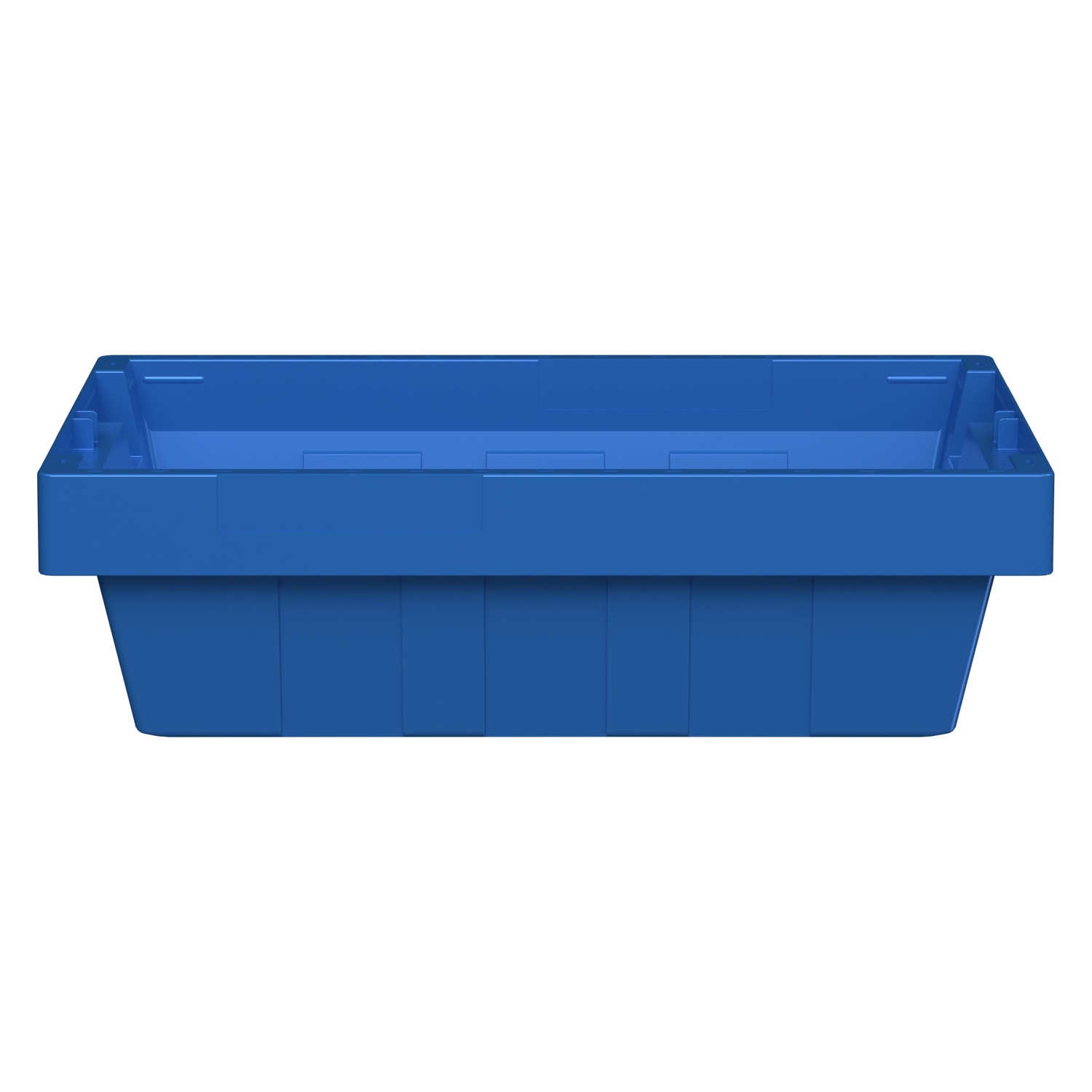 Вкладываемый контейнер INSTORE KV-5314 490x330x140 мм iPlast голубой со сплошным дном