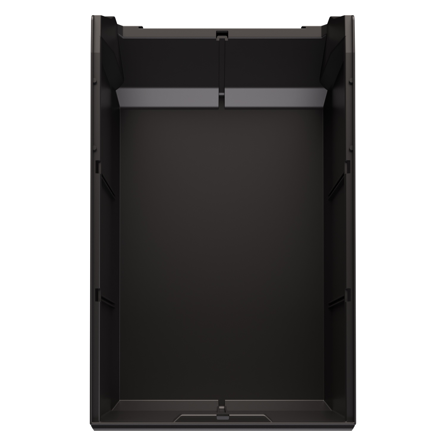 Складской лоток Logic Store 500х300х200 мм iPlast чёрный ЭКО с отверстиями для перегородок N2 (12.406.2)